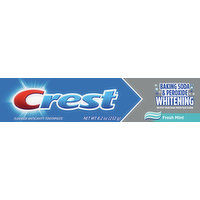 Crest Toothpaste, Fluoride Anticavity, Fresh Mint, Whitening, 8.2 Ounce