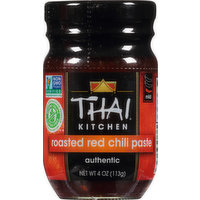 Thai Kitchen Paste, Roasted Red Chili, Authentic, Mild, 4 Ounce