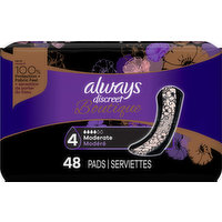 Always Pads, Moderate 4, 48 Each