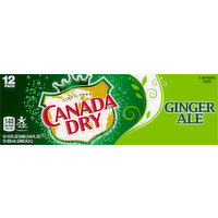 Canada Dry Ginger Ale, 12 Pack, 12 Each