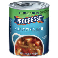 Progresso Soup, Reduced Sodium, Hearty Minestrone, 19 Ounce