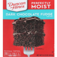 Duncan Hines Cake Mix, Dark Chocolate Fudge, 15.25 Ounce