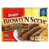 Banquet Sausage Links, Fully Cooked, Original, 10 Each