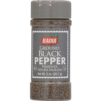 Badia Black Pepper, Ground, 2 Ounce