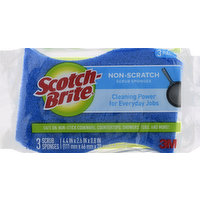 Scotch Brite Scrub Sponge, Non-Scratch, 3 Each