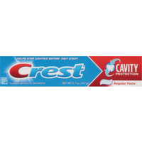 Crest Toothpaste, Fluoride Anticavity, Regular Paste, Cavity Protection, 5.7 Ounce