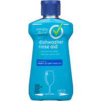 Simply Done Rinse Aid, Dishwasher, 8.45 Fluid ounce