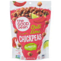 The Good Bean Chickpeas, Chili Lime, Crunchy, 6 Ounce