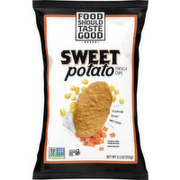 Food Should Taste Good Tortilla Chips, Sweet Potato, 5.5 Ounce