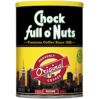 Chock Full O Nuts Heavenly Coffee Original Medium Roast Ground Coffee, 11.3 Ounce