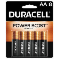 Duracell Batteries, Alkaline, AA ,1.5V, 8 Each