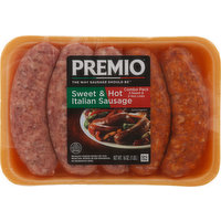 Premio Sausage, Italian, Sweet & Hot, Combo Pack, 16 Ounce