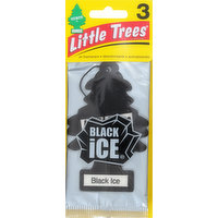 Little Trees Air Fresheners, Black Ice, 3 Each