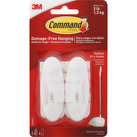 Command Wire Hooks, Medium, 1 Each