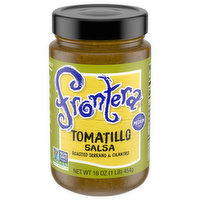 Frontera Tomatillo Salsa, Roasted Serrano & Cilantro, Medium, 16 Ounce