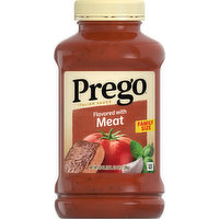 Prego Italian Sauce, Flavored with Meat, Family Size, 45 Ounce