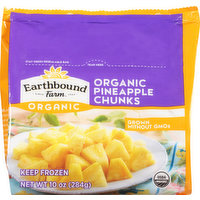 Earthbound Farm Pineapple Chunks, 10 Ounce