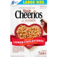 Cheerios Oat Cereal, Sweetened, Whole Grain, Large Size, 14.2 Ounce