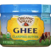 Organic Valley Butter, Clarified, Ghee, 7.5 Ounce