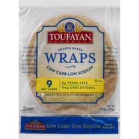 Toufayan Wraps, Low Carb-Low Sodium, 5 Each