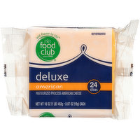 Food Club Deluxe Pasteurized Process American Cheese, 16 Ounce