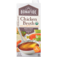 Bonafide Provisions Broth, Organic, Chicken, 32 Fluid ounce