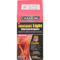 CharKing Charcoal Briquets, Instant Light, 11.6 Pound