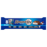 Almond Joy Candy Bar, Coconut & Almond Chocolate, Snack Size, 8 Each