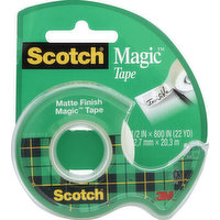 Scotch Tape, Magic, Matte Finish, 1 Each