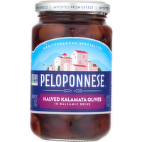 Peloponnese Olives, Kalamata, Halved, 11.1 Ounce