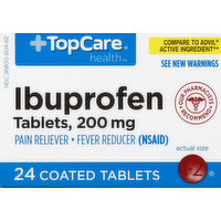 TopCare Ibuprofen, 200 mg, Coated Tablets, 24 Each