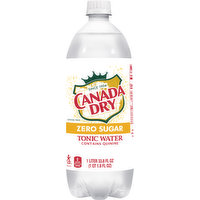 Canada Dry Tonic Water, Zero Sugar, 33.8 Fluid ounce