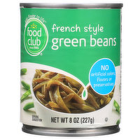 Food Club French Style Green Beans, 8 Ounce