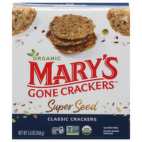 Mary's Gone Crackers Crackers, Organic, Classic, Super Seed, 5.5 Ounce