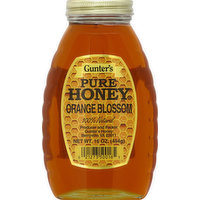 Gunter's Honey, Pure, Orange Blossom, 16 Ounce