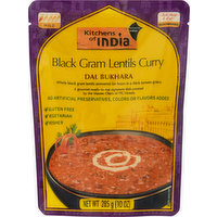 Kitchens of India Black Gram Lentils Curry, Dal Bukhara, Mild, 285 Gram