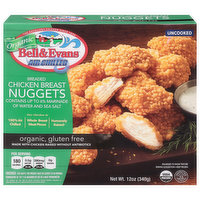 Bell & Evans Chicken Breast Nuggets, Breaded, 12 Ounce