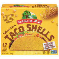 Garden of Eatin' Taco Shells, Yellow Corn, 12 Each