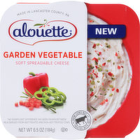 Alouette Soft Spreadable Cheese, Garden Vegetable, 6.5 Ounce