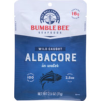 Bumble Bee Albacore, Wild Caught, Snack Size, 2.5 Ounce