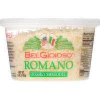 BelGioioso Shredded Cheese, Romano, 5 Ounce