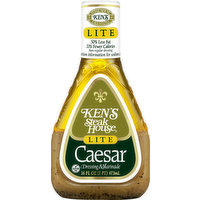 Ken's Steak House Dressing & Marinade, Lite, Caesar, 16 Ounce