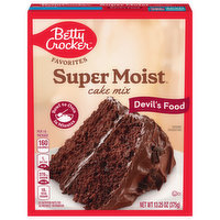 Betty Crocker Cake Mix, Devil's Food, 13.25 Ounce
