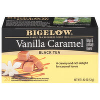 Bigelow Black Tea, Vanilla Caramel, Tea Bags, 20 Each