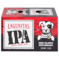Lagunitas Brewing Co Beer, IPA, 6 Each