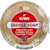 Kiwi Saddle Soap, All Leather Types, 3.125 Ounce