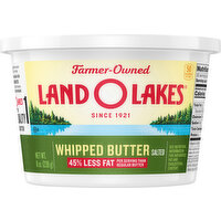 Land O Lakes Whipped Butter, Salted, 8 Ounce