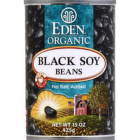 Eden Soy Beans, Black, 15 Ounce