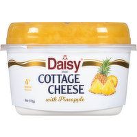 Daisy Cottage Cheese, with Pineapple, 4% Milkfat Minimum, 6 Ounce