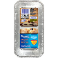 Reynolds Kitchens Medium Loaf Pans with Lids, 1 Each